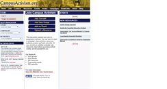 Desktop Screenshot of campusactivism.org